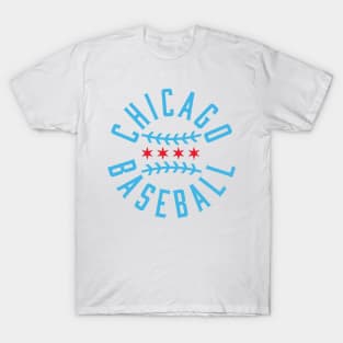 Chicago Pride Baseball Fan Tee: Wave Your Flag for Chi-Town's Finest! T-Shirt